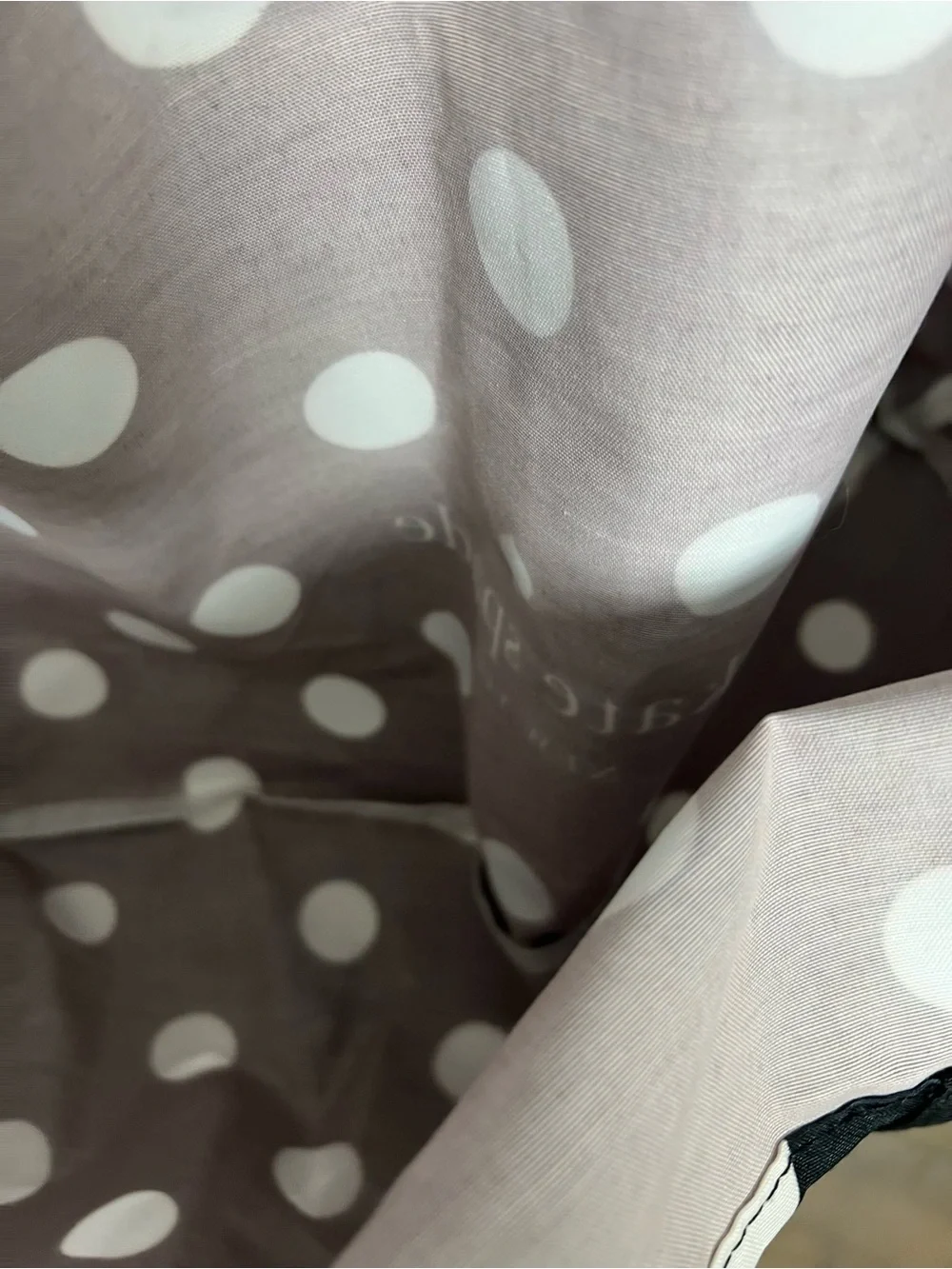 Kate Spade Black and White Polka Dot Tote